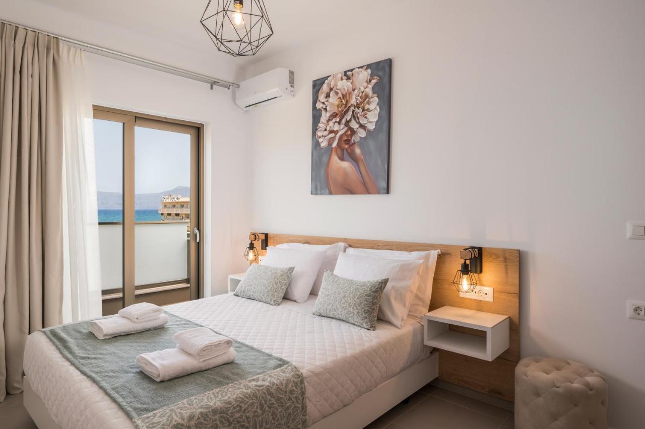 Indigo Blue Seaside Deluxe Apartments كيساموس المظهر الخارجي الصورة