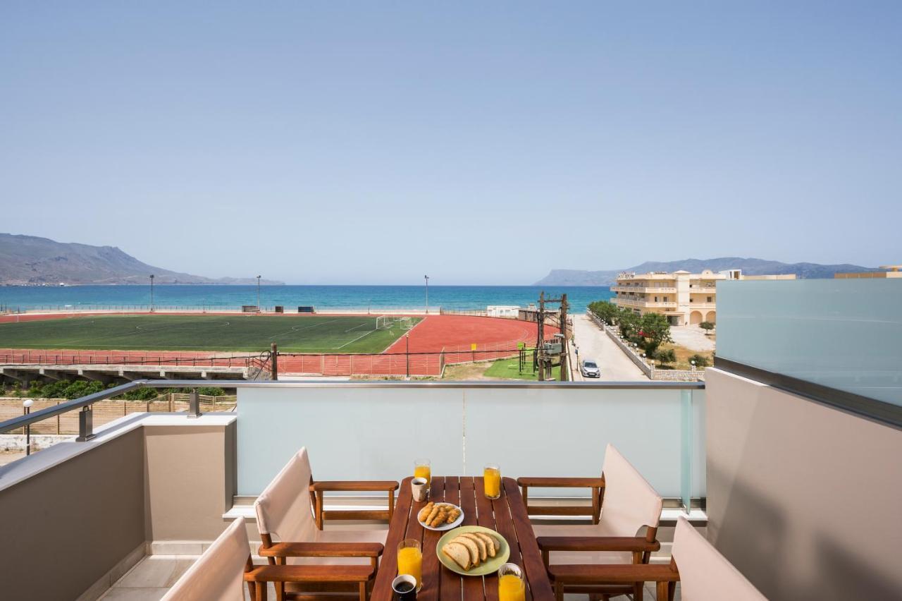 Indigo Blue Seaside Deluxe Apartments كيساموس المظهر الخارجي الصورة