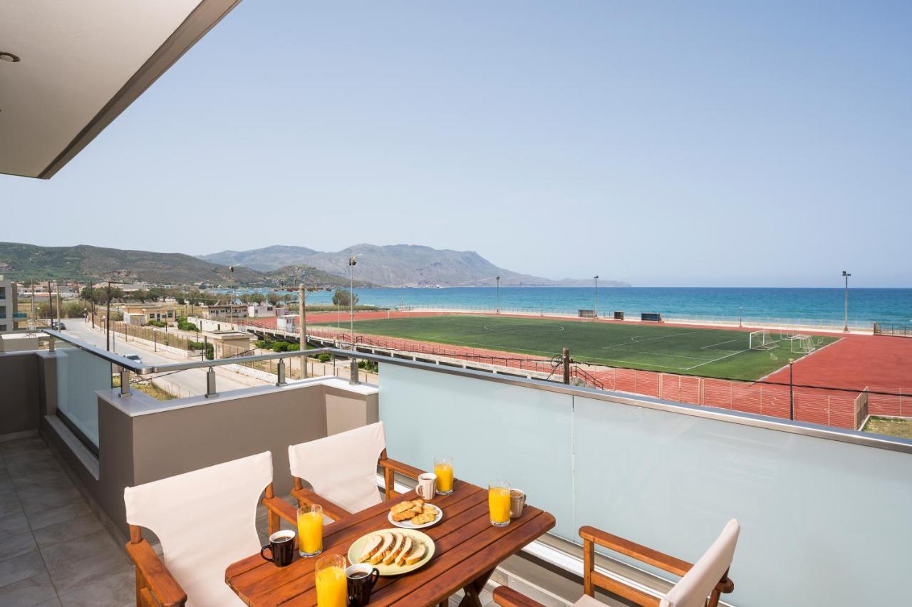 Indigo Blue Seaside Deluxe Apartments كيساموس المظهر الخارجي الصورة